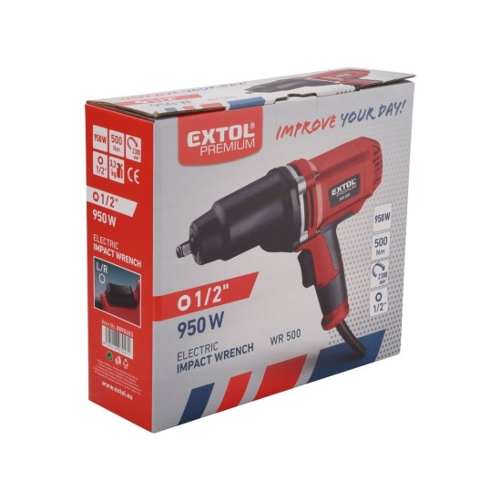 Elektrický rázový uťahovák 950W WR 500 EXTOL PREMIUM