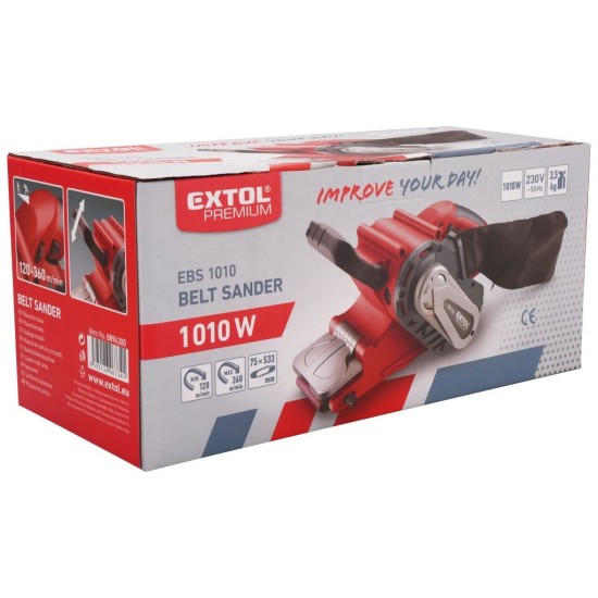 Pásová brúska 1010W EBS 1010 EXTOL PREMIUM