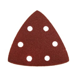 Brúsne papiere Delta - zmes zrnitosti, balenie. 20ks, 93mm, P40-P120, 6 otvorov, EXTOL PREMIUM
