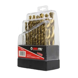HSS TITAN 1,5-13mm 29ks súprava železných vrtákov MAR-POL HSS TITAN 1,5-13mm 29ks súprava železných vrtákov MAR-POL