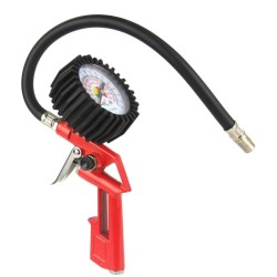 Pištoľ na hustenie pneumatík s manometrom, stredný budík MAR-POL