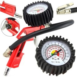 Pištoľ na hustenie pneumatík s manometrom, stredný budík MAR-POL Pištoľ na hustenie pneumatík s manometrom, stredný budík MAR-POL