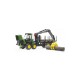 Lesnický traktor John Deere 1210E s nakládacím ramenem a přívěsem 02133 BRUDER Lesnický traktor John Deere 1210E s nakládacím ramenem a přívěsem 02133 BRUDER