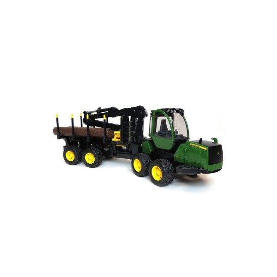 Lesnický traktor John Deere 1210E s nakládacím ramenem a přívěsem 02133 BRUDER Lesnický traktor John Deere 1210E s nakládacím ramenem a přívěsem 02133 BRUDER