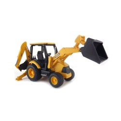Traktor JCB MIDI CX s předním nakladačem a zadním bagrem 02427 BRUDER