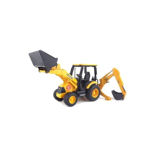 Traktor JCB MIDI CX s předním nakladačem a zadním bagrem 02427 BRUDER Traktor JCB MIDI CX s předním nakladačem a zadním bagrem 02427 BRUDER