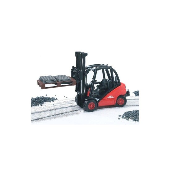 Vysokozdvižný vozík Linde H30D+ 2 palety 02511 BRUDER Vysokozdvižný vozík Linde H30D+ 2 palety 02511 BRUDER