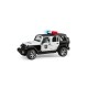 Policajný Jeep Wrangler Rubicon + policajt a maják 02526 BRUDER