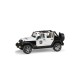 Policajný Jeep Wrangler Rubicon + policajt a maják 02526 BRUDER