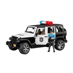 Policajný Jeep Wrangler Rubicon + policajt a maják 02526 BRUDER Policajný Jeep Wrangler Rubicon + policajt a maják 02526 BRUDER