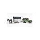 Land Rover Defender s prívesom pre kone + kôň 02592 BRUDER Land Rover Defender s prívesom pre kone + kôň 02592 BRUDER