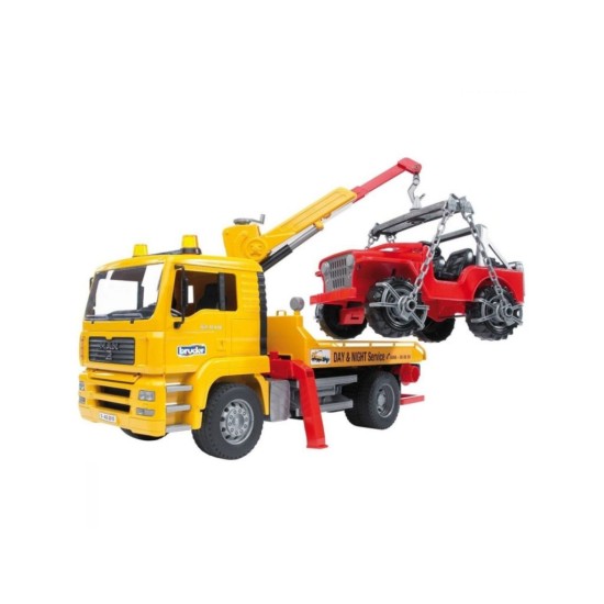 Odťahové vozidlo MAN TGA + Jeep® 02750 BRUDER Odťahové vozidlo MAN TGA + Jeep® 02750 BRUDER