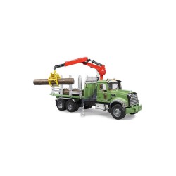 Nákladné auto MAC Granite + 3 guľatiny na prepravu dreva 02824 BRUDER Nákladné auto MAC Granite + 3 guľatiny na prepravu dreva 02824 BRUDER