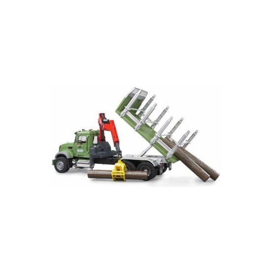 Nákladné auto MAC Granite + 3 guľatiny na prepravu dreva 02824 BRUDER Nákladné auto MAC Granite + 3 guľatiny na prepravu dreva 02824 BRUDER