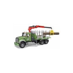 Nákladné auto MAC Granite + 3 guľatiny na prepravu dreva 02824 BRUDER