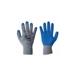 Bavlneno-latexové pracovné rukavice 9" HUZAR WINTER Bavlneno-latexové pracovné rukavice 9" HUZAR WINTER
