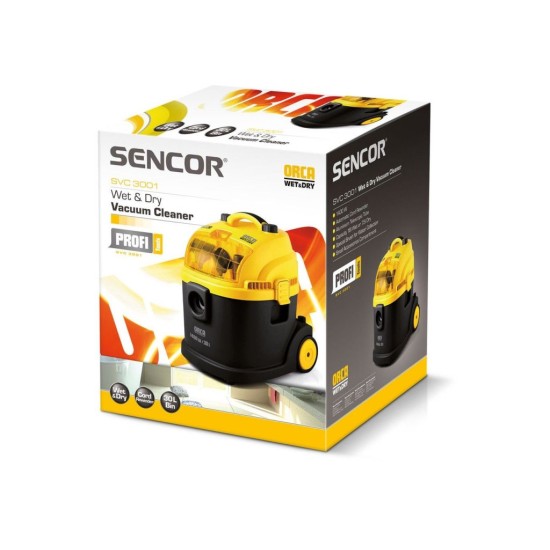 SVC 3001 Vysávač na mokré a suché vysávanie SENCOR