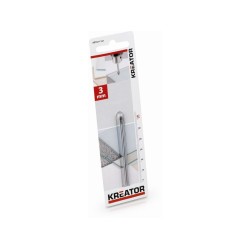 KRT011101 - Vrták na dlaždice, dlaždice a sklo 3 x 62 mm KREATOR KRT011101 - Vrták na dlaždice, dlaždice a sklo 3 x 62 mm KREATOR