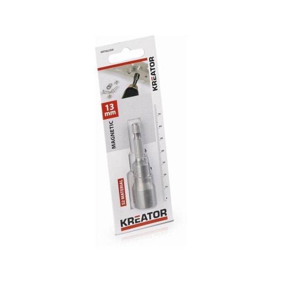 KRT062300 - Magnetický nástrčný kľúč 13 mm KREATOR KRT062300 - Magnetický nástrčný kľúč 13 mm KREATOR