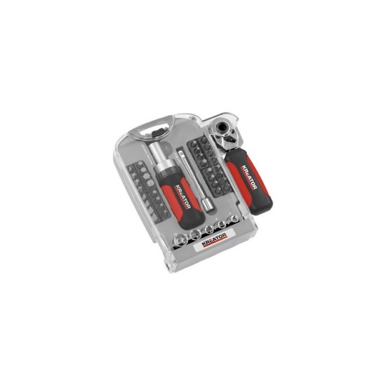 KRT064610 - Sada bitov 40 ks PZ/PH/SL/HX/TX KREATOR KRT064610 - Sada bitov 40 ks PZ/PH/SL/HX/TX KREATOR