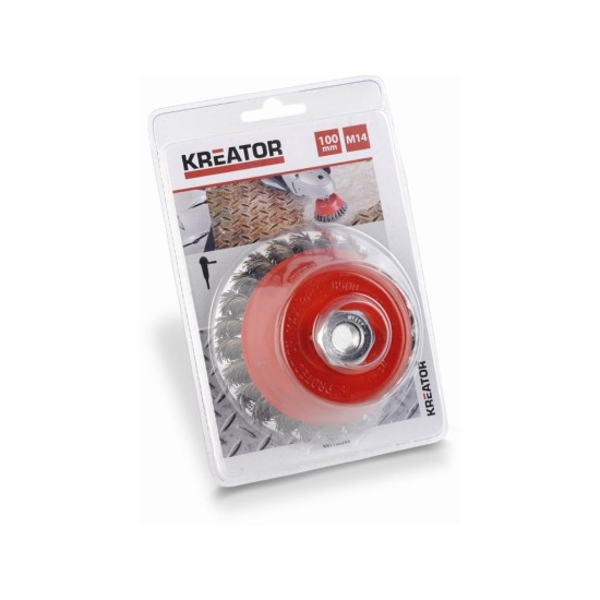 KRT150205 - Kefa na brúsny kábel M14-100mm KREATOR