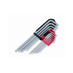 KRT408303 - Súprava dlhých kľúčov HEX 9ks TORX KREATOR