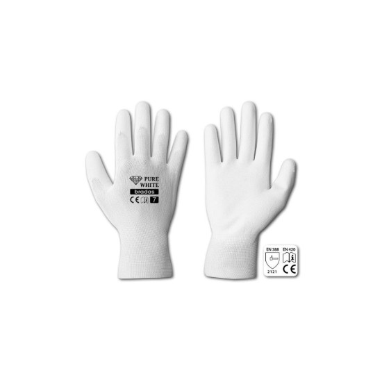 Ochranné rukavice 11" polyuretán PURE WHITE Ochranné rukavice 11" polyuretán PURE WHITE