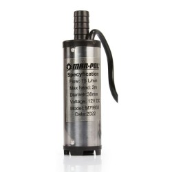 Mini dieselové čerpadlo 12V, 15l/min, 38mm MAR-POL Mini dieselové čerpadlo 12V, 15l/min, 38mm MAR-POL