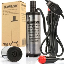Mini dieselové čerpadlo 12V, 15l/min, 38mm MAR-POL