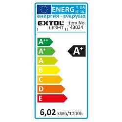 LED reflektorová žiarovka, 6W, 470lm, GU10, denné svetlo biela, EXTOL LIGHT LED reflektorová žiarovka, 6W, 470lm, GU10, denné svetlo biela, EXTOL LIGHT