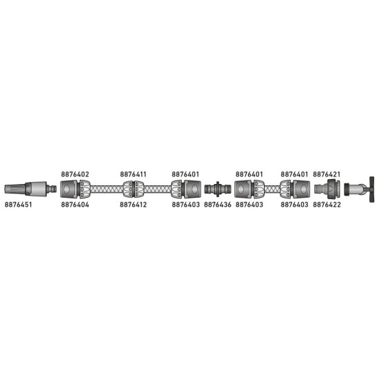 Rýchlospojka hadice, 3/4", PP, ABS, EXTOL PREMIUM Rýchlospojka hadice, 3/4", PP, ABS, EXTOL PREMIUM