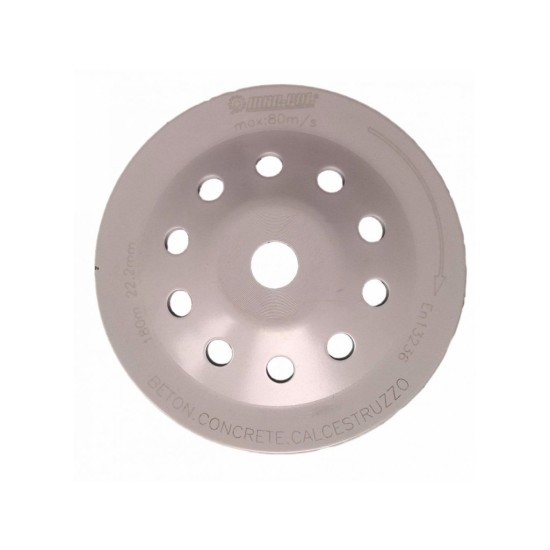 Diamantový brúsny kotúč na betón 180mm, 22,2mm, dvojradový MAR-POL Diamantový brúsny kotúč na betón 180mm, 22,2mm, dvojradový MAR-POL