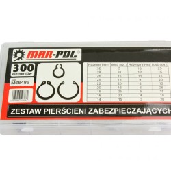 Poistný krúžok Seger, sada 300 ks MAR-POL Poistný krúžok Seger, sada 300 ks MAR-POL
