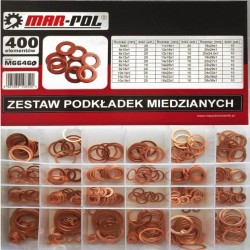 Medená podložka, sada 400ks MAR-POL Medená podložka, sada 400ks MAR-POL
