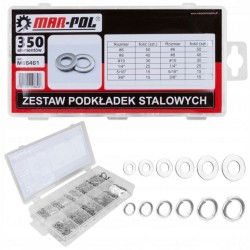 Oceľová podložka, sada 350ks MAR-POL Oceľová podložka, sada 350ks MAR-POL