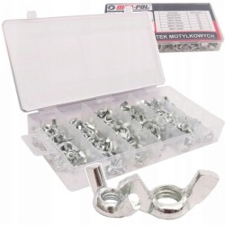 Motýľová matica, sada 150ks MAR-POL Motýľová matica, sada 150ks MAR-POL