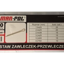 Závlačka, sada 100ks MAR-POL Závlačka, sada 100ks MAR-POL