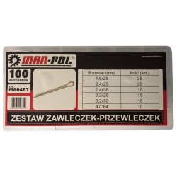 Závlačka, sada 100ks MAR-POL Závlačka, sada 100ks MAR-POL