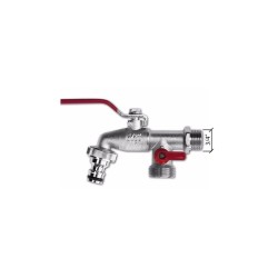 Záhradný ventil G 3/4", 2 x koncovka G 1" Záhradný ventil G 3/4", 2 x koncovka G 1"