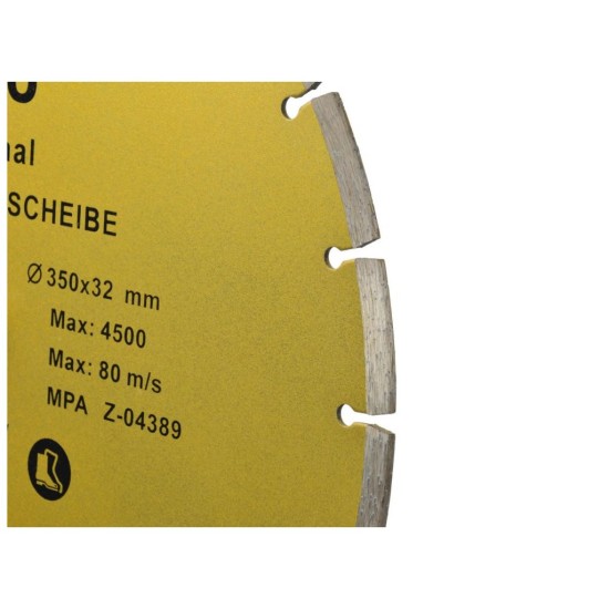 Segmentový diamantový rezací kotúč 350x32mm GEKO Segmentový diamantový rezací kotúč 350x32mm GEKO