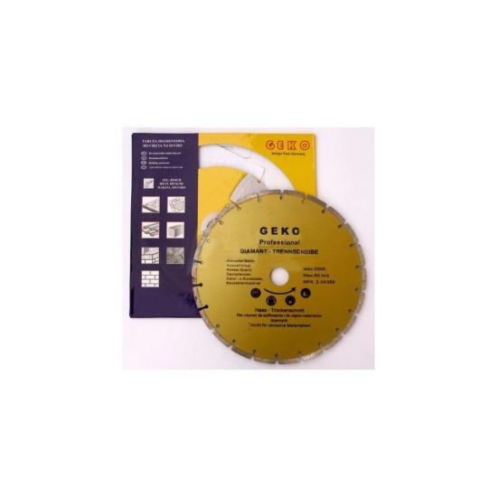 Segmentový diamantový rezací kotúč 350x32mm GEKO Segmentový diamantový rezací kotúč 350x32mm GEKO