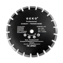 Rezný diamantový segmentový kotúč na asfalt 350x25,4mm GEKO Rezný diamantový segmentový kotúč na asfalt 350x25,4mm GEKO
