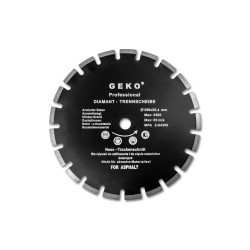 Rezný diamantový segmentový kotúč na asfalt 350x25,4mm GEKO Rezný diamantový segmentový kotúč na asfalt 350x25,4mm GEKO