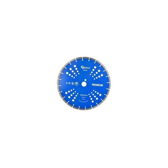 Segmentový diamantový rezací kotúč GEKO Premium 350x32x10 mm