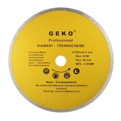 Diamantový rezací kotúč 250x25,4mm GEKO Diamantový rezací kotúč 250x25,4mm GEKO