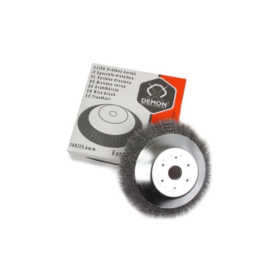 Kotúč na čistenie drôtu pre krovinorez 25,4x200mm MAR-POL