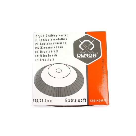 Kotúč na čistenie drôtu pre krovinorez 25,4x200mm MAR-POL