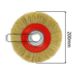 Drôtený kotúč pre stolovú brúsku 32x200mm MAR-POL Drôtený kotúč pre stolovú brúsku 32x200mm MAR-POL