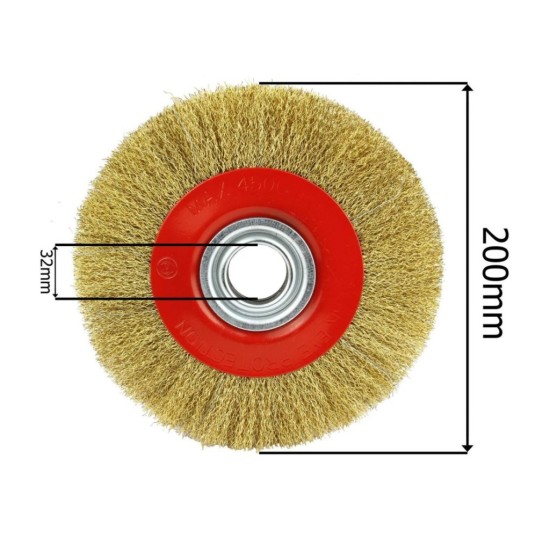 Drôtený kotúč pre stolovú brúsku 32x200mm MAR-POL Drôtený kotúč pre stolovú brúsku 32x200mm MAR-POL