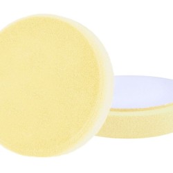 Penový leštiaci kotúč, T80, žltý, ∅150x30mm, suchý zips EXTOL PREMIUM